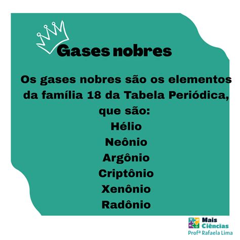 quais são os gases nobres é porque eles recebem esse nome